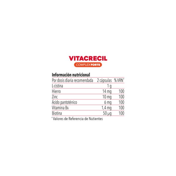 Vitacrecil Complex Forte 60 cápsulas