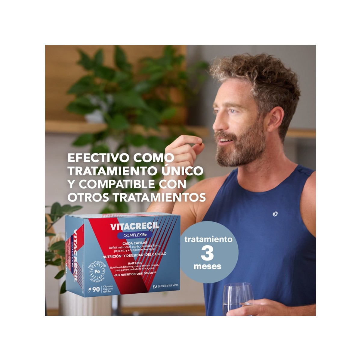 Vitacrecil Complex Fe  90 Capsulas