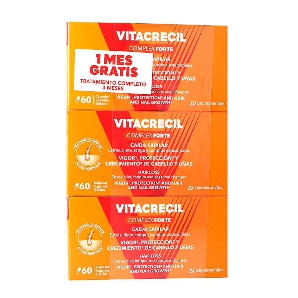 Vitacrecil Complex Forte 180 Capsulas