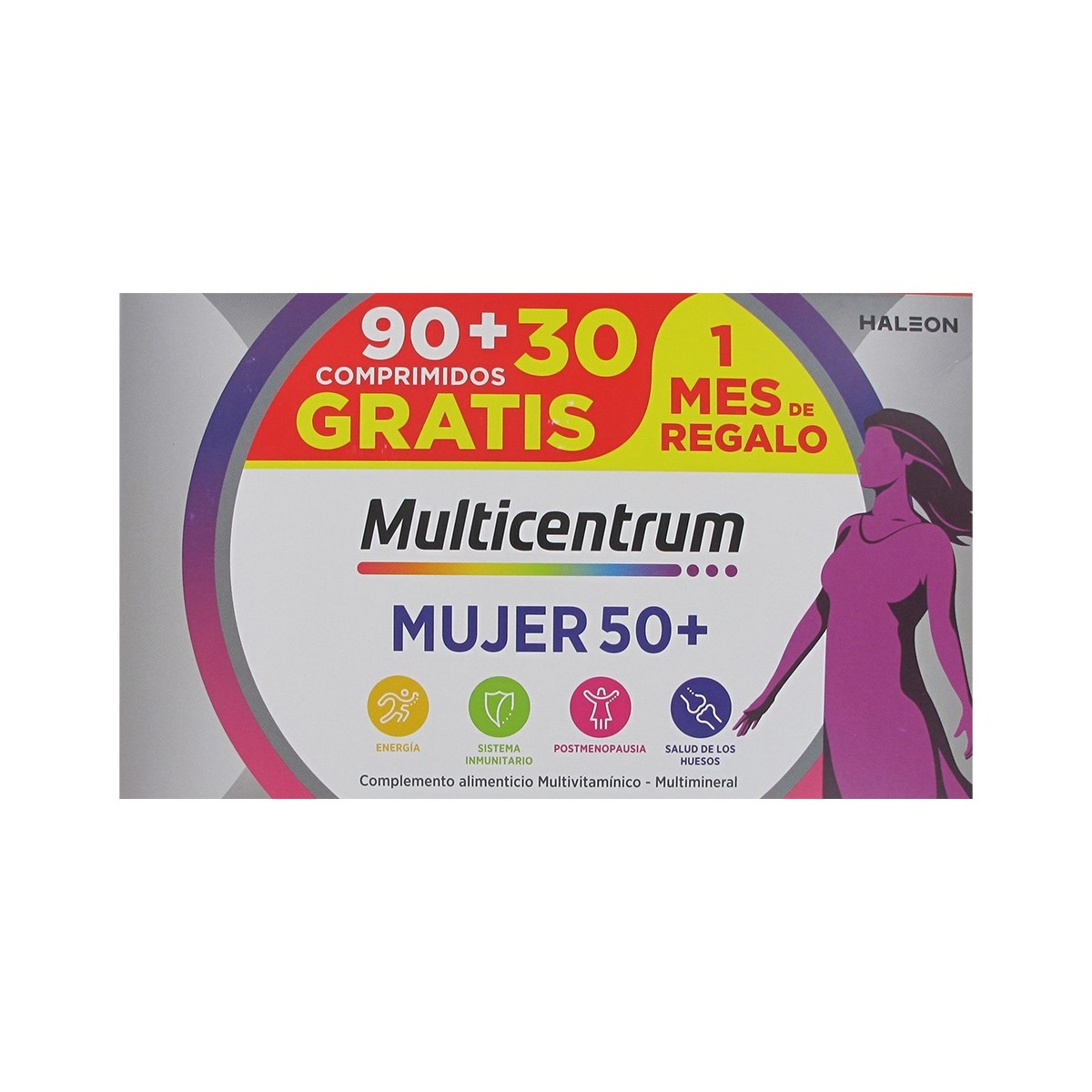 Multicentrum Mujer 50+  90 Comprimidos + 30...