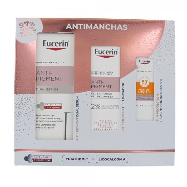 Eucerin Anti-Pigment Dual Serum + Anti- Pigment Gel Limpiador Limpieza