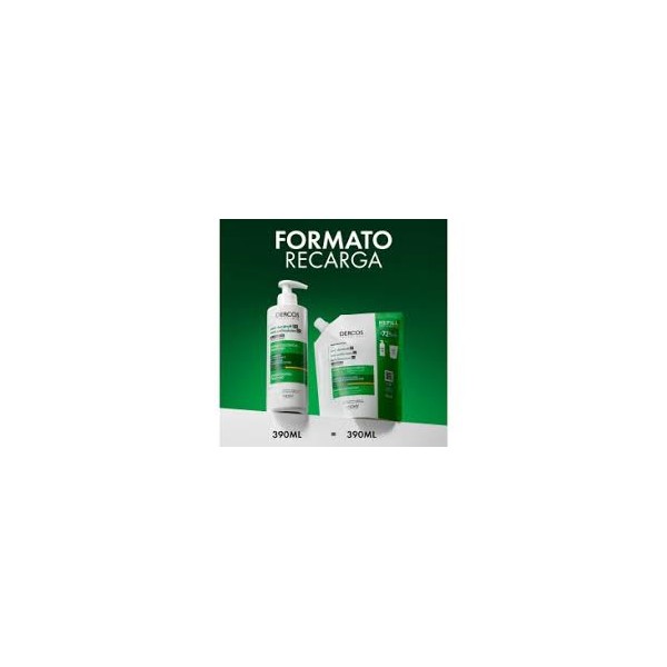 Vichy Dercos Champu Anticaspa + Refill Formato Rrecarga 390 ML