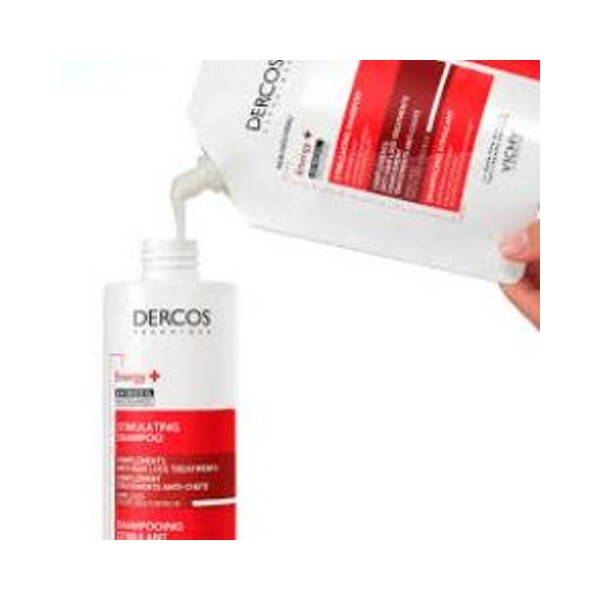 Vichy Dercos Champu Energy +Refioll Formato Rrecarga 400 ML