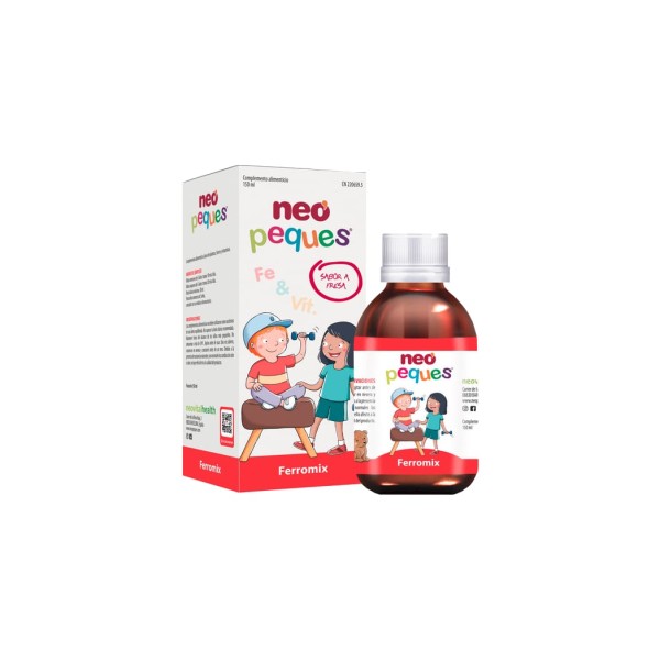 Neo Peques Ferromix  1 Botella 150 ML Sabor Fresa