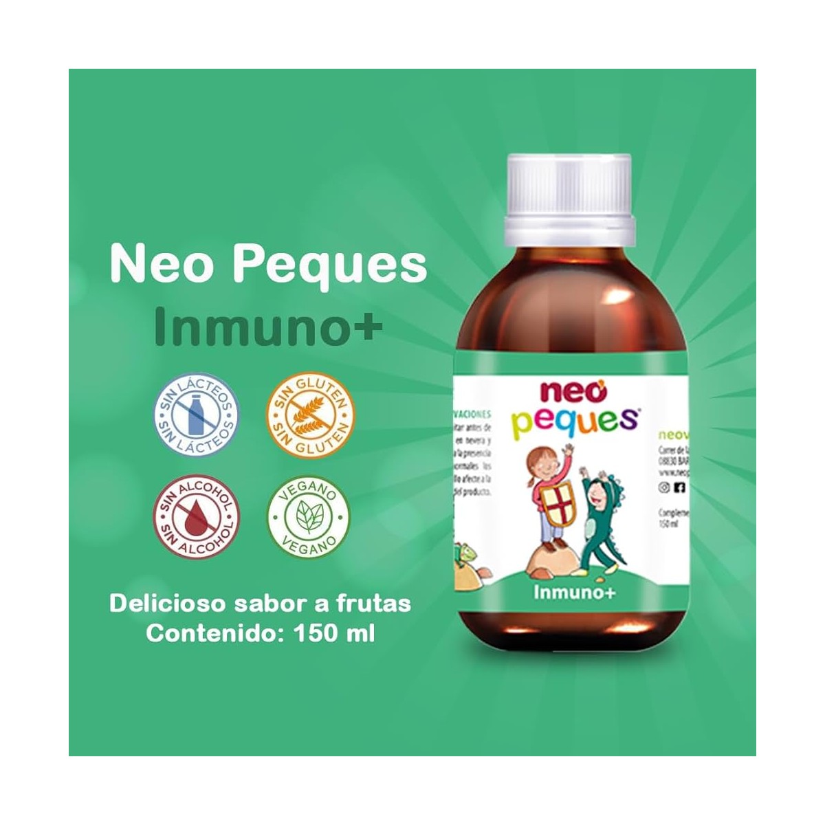 Neo Peques Inmuno+  1 Frasco 150 ML Sabor Frutas
