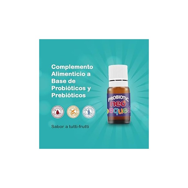 Neo Peques Probiotic  8 Viales Sabor Tutti Fruti