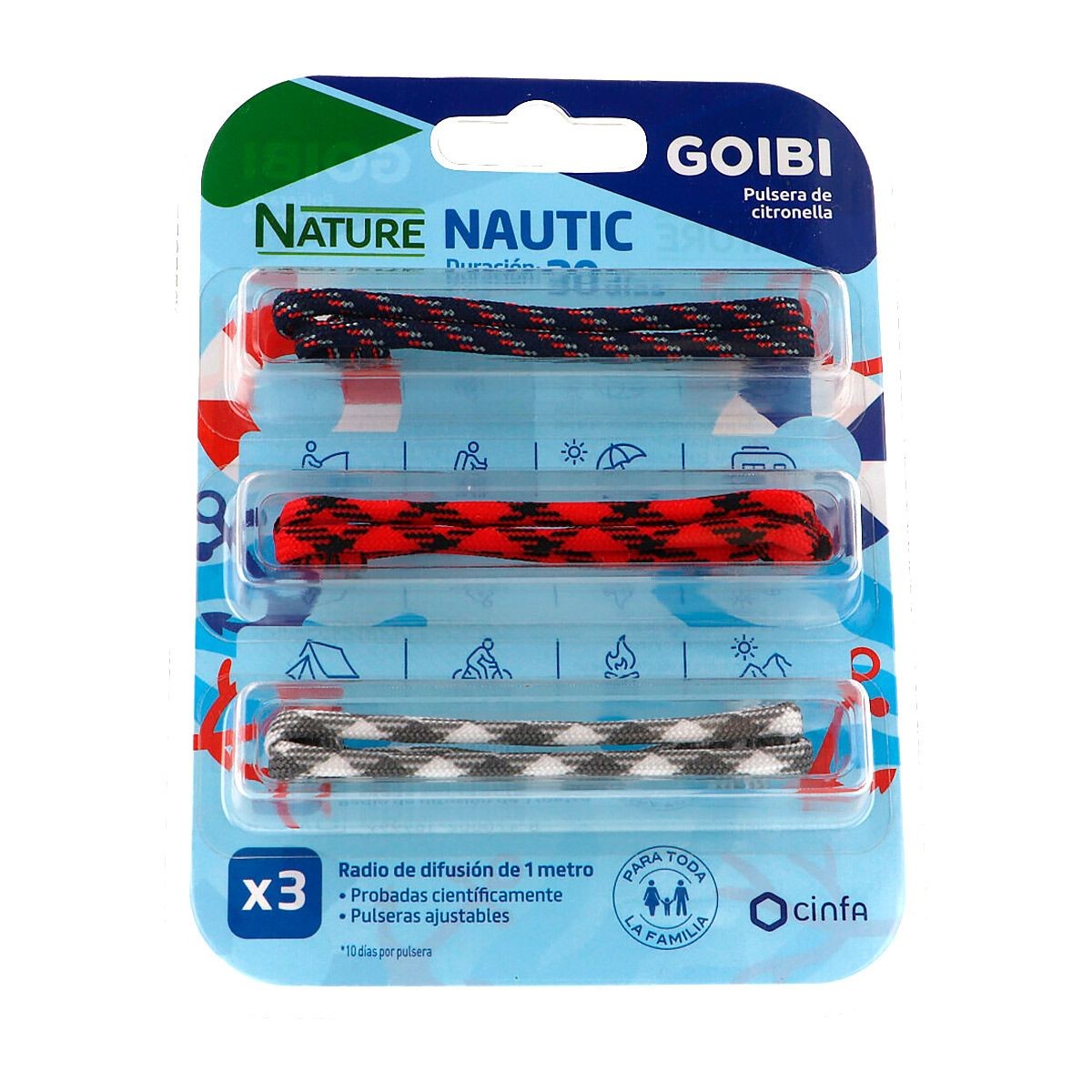 Goibi Pulsera Citronella Nautic 1 Unidad 3...