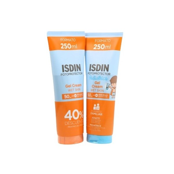 Isdin Fotoprotector Pack Gel Crema 250ML + Pack Gel Crema Pediatrics250ML