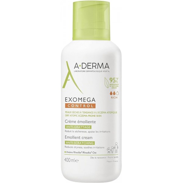 Aderma Exomega Control Crema Emoliente 2x400 ML