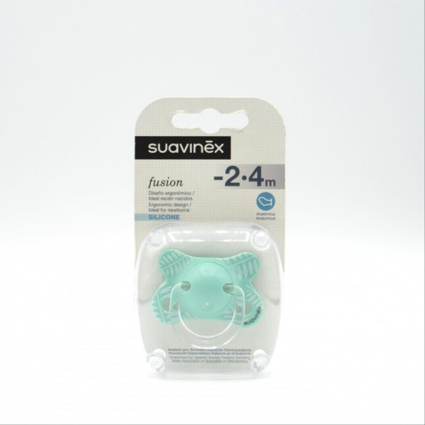 Chupete Silicona Fisiologica Suavinex Fusion 2 - 4 Meses 1 Unidad