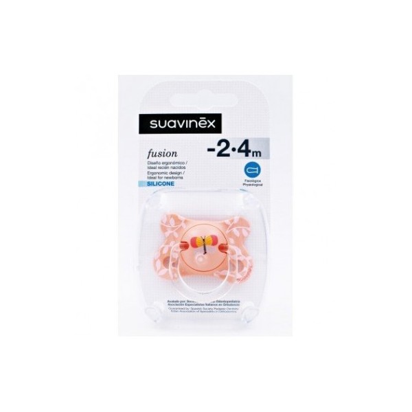 Chupete Silicona Fisiologica Suavinex Fusion 2 - 4 Meses 1 Unidad