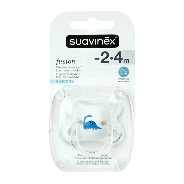 Chupete Silicona Fisiologica Suavinex Fusion 2 - 4 Meses 1 Unidad