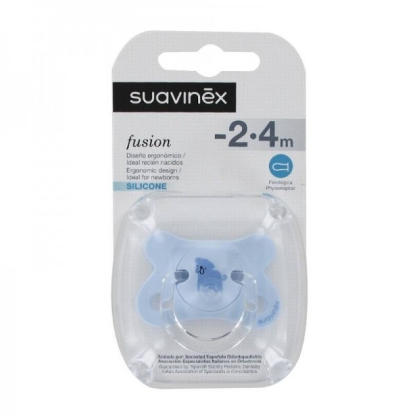Chupete Silicona Fisiologica Suavinex Fusion 2 - 4 Meses 1 Unidad