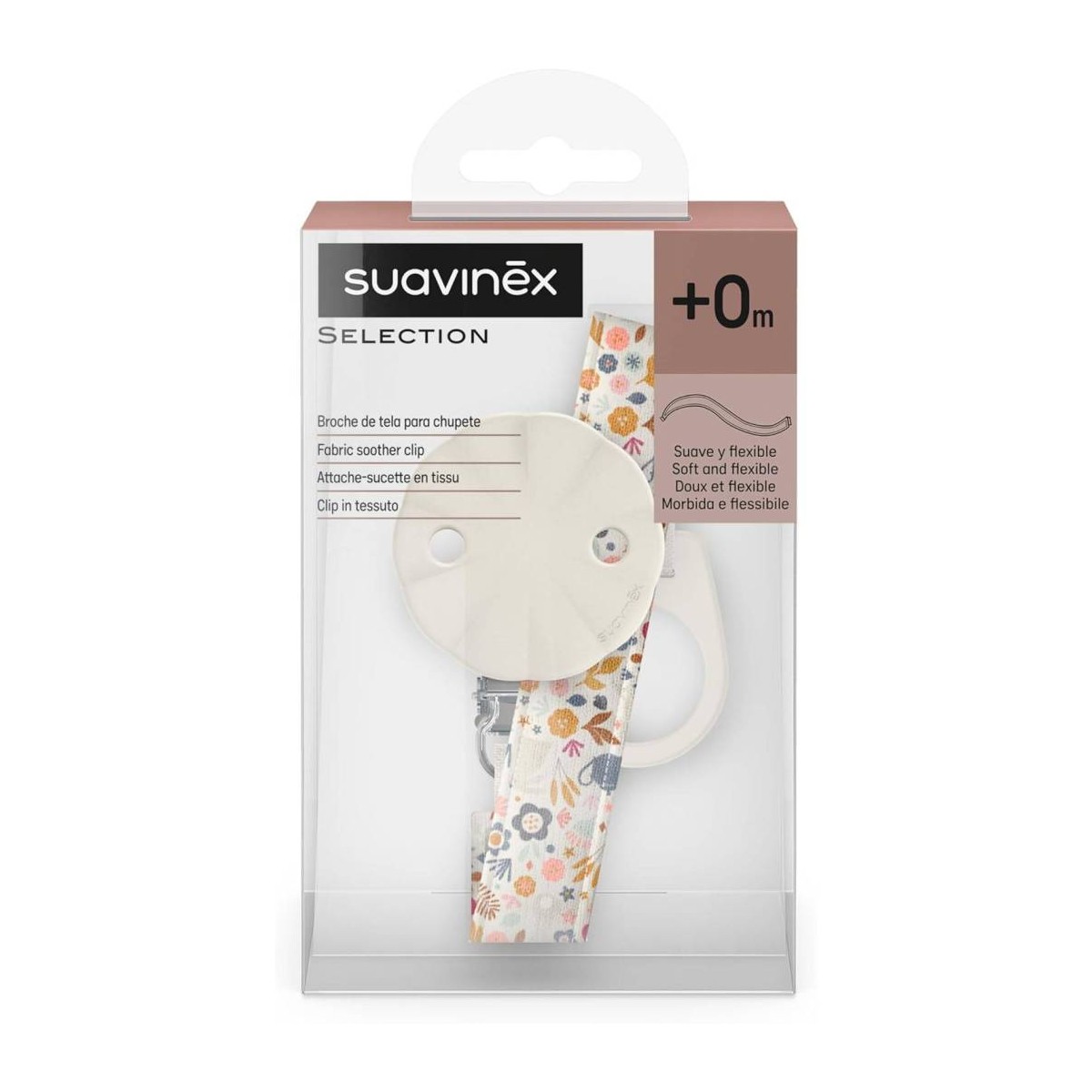 Broche Textil Selection Suavinex 1 Unidad
