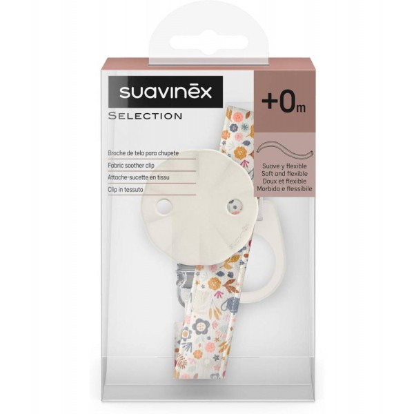Broche Textil Selection Suavinex 1 Unidad