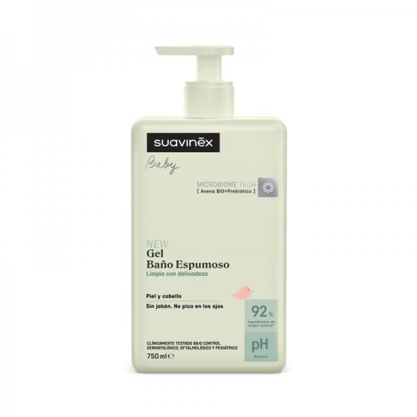 Suavinex Baby Gel Baño Espumoso 1 Envase 750 ML