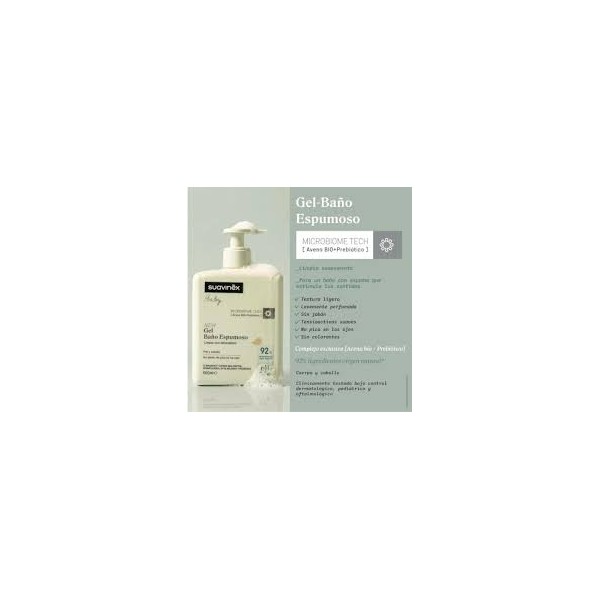 Suavinex Baby Gel Baño Espumoso 1 Envase 750 ML