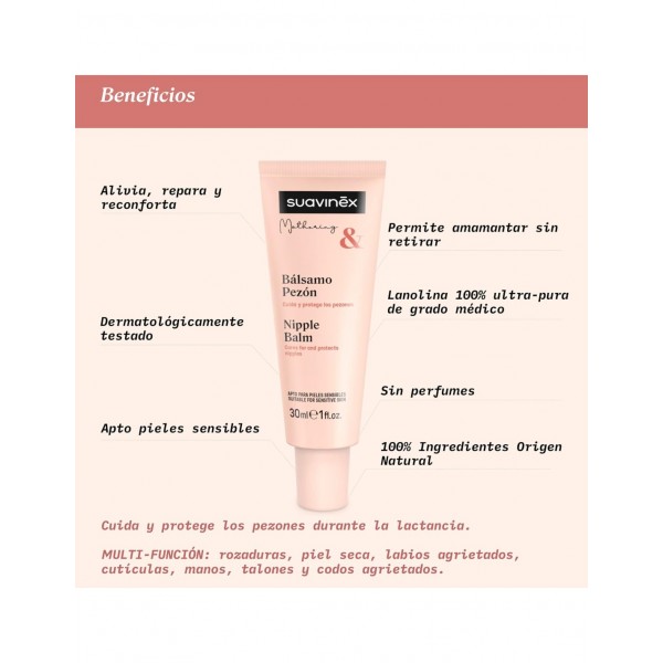 Suavinex Balsamo Para El Pezon 1 Envase 30 ML