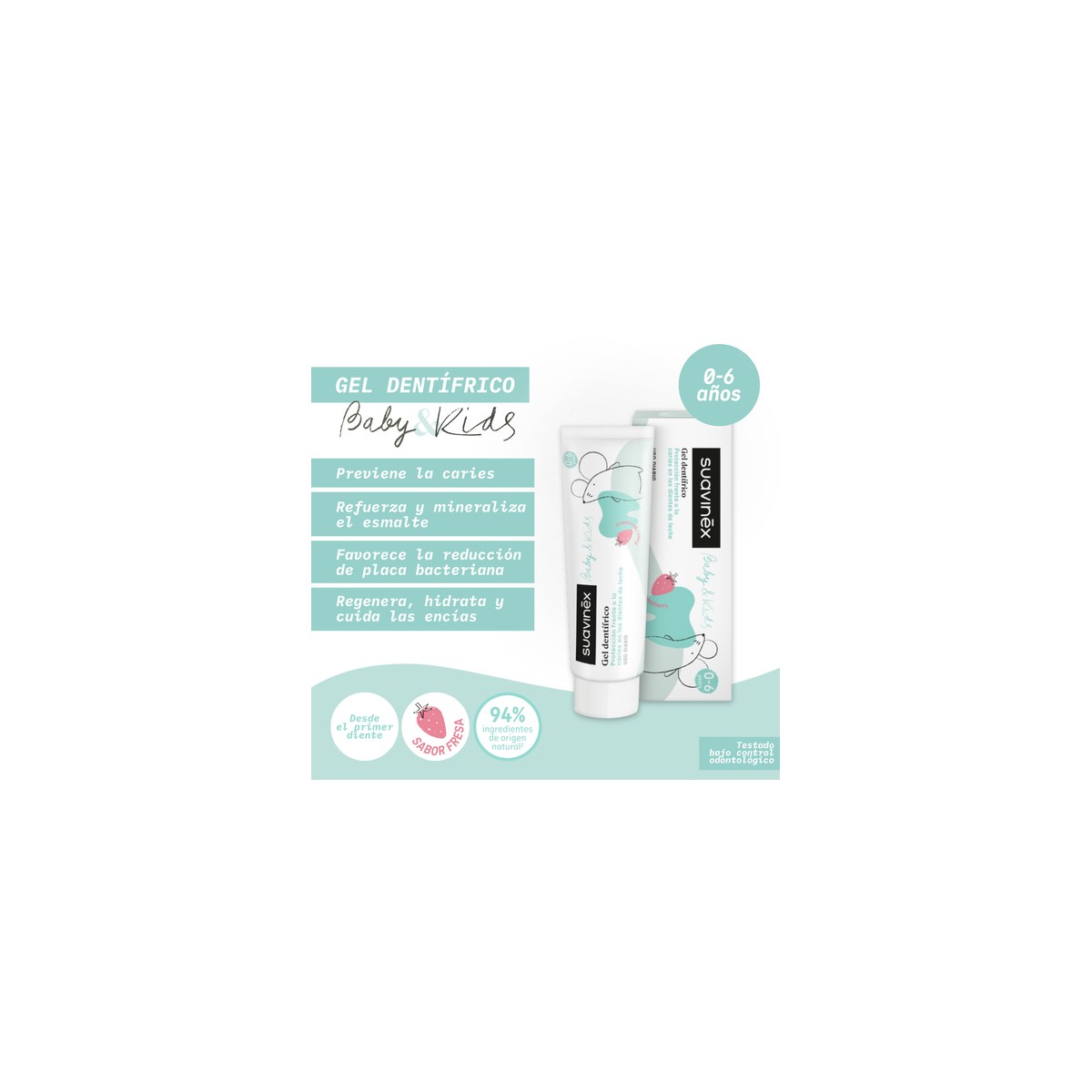 Oral Baby Dentrifico Suavinex 1 Tubo 50 ML...