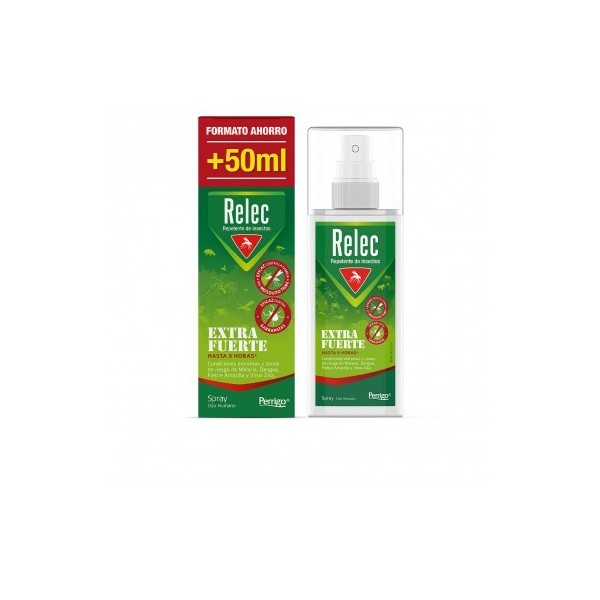Relec Extrafuerte Reprelente De Mosquitos Spray XL  1 Envase 125 ML