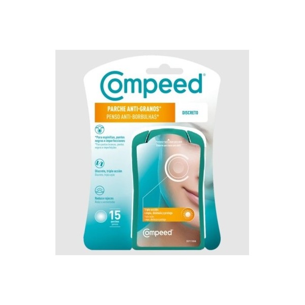 Compeed Parche Anti-Granos Discreto Triple Accion  15 Unidades