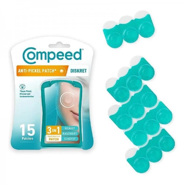 Compeed Parche Anti-Granos Discreto Triple Accion  15 Unidades