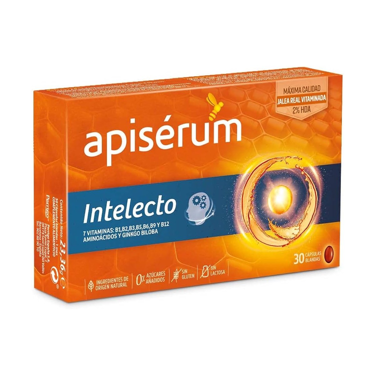 Apiserum Intelecto 30 Capsulas Blandas