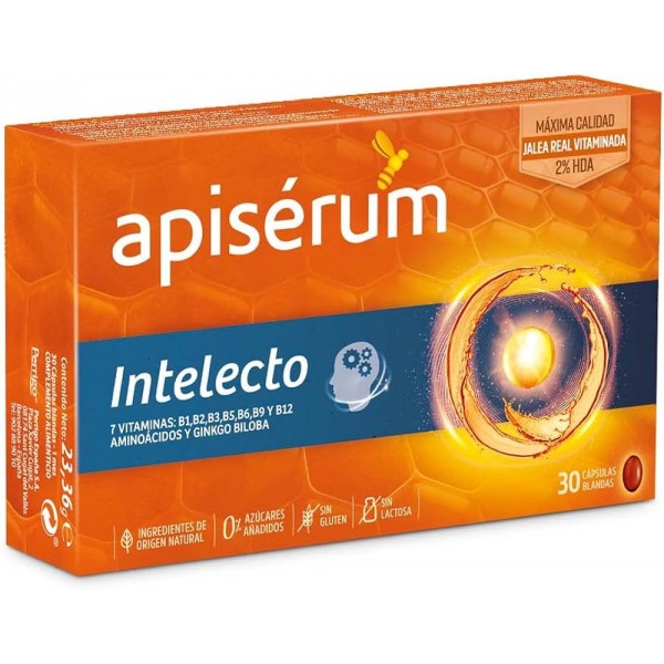 Apiserum Intelecto 30 Capsulas Blandas