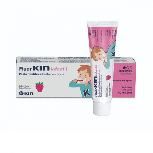 Fluor Kin infantil Pasta Fresa