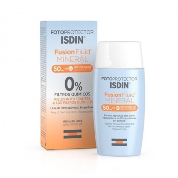 ISDIN Fotoprotector Fusion Fluid Mineral SPF 50+ 50 ML